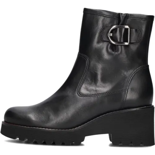 Schwarze Stiefeletten, Modell 622.2 , Damen, Größe: 40 1/2 EU - Gabor - Modalova