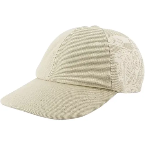 Twill Cap - Synthetisches Material , unisex, Größe: M - Burberry - Modalova