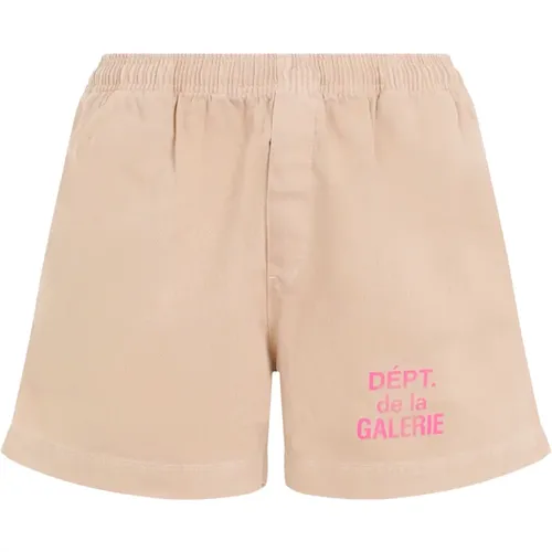 Neutral Cotton Shorts Aw24 , male, Sizes: XL, L, S - Gallery Dept. - Modalova