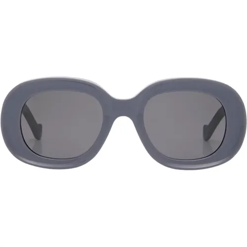 Damen Oval Acetat Sonnenbrille in Violett - Loewe - Modalova