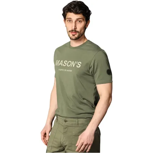 Tom MM Herren T-Shirt mit Druck,Tom MM Herren Jersey T-Shirt Limited Edition - Mason's - Modalova