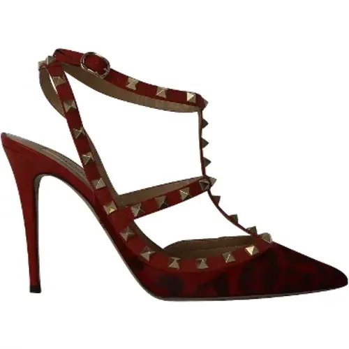Pre-owned Leather heels , female, Sizes: 9 UK - Valentino Vintage - Modalova