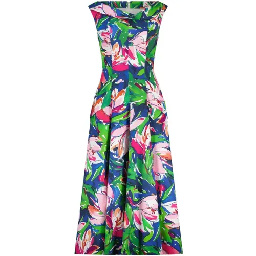 Floral Cocktail Dress Structured Elastic Quality , female, Sizes: XS, M, L, S - Talbot Runhof - Modalova