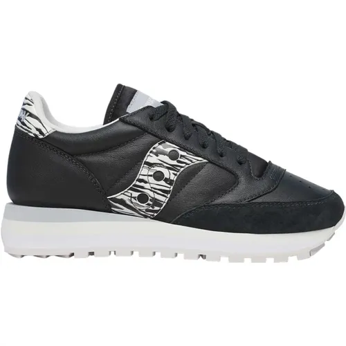 Jazz Triple Sneaker Schwarz/ Zebra , Damen, Größe: 37 EU - Saucony - Modalova