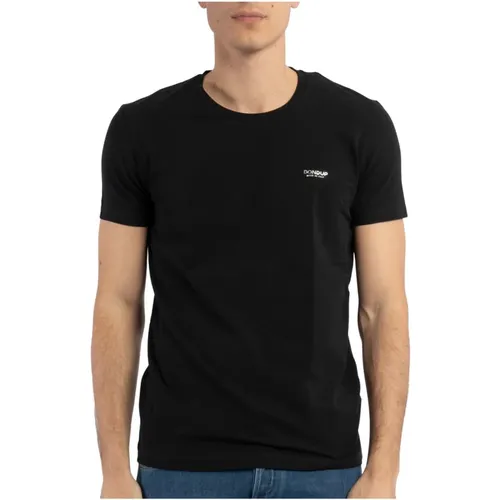 Slim Fit Crew-neck Logo Print T-shirt - Dondup - Modalova
