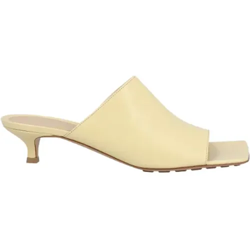 Leather mules , female, Sizes: 5 UK - Bottega Veneta - Modalova