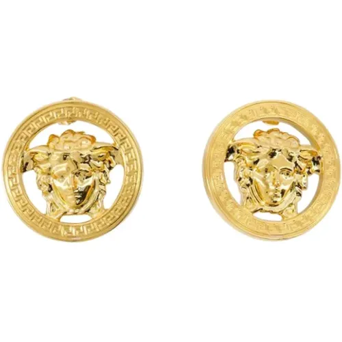 Metal earrings , female, Sizes: ONE SIZE - Versace - Modalova