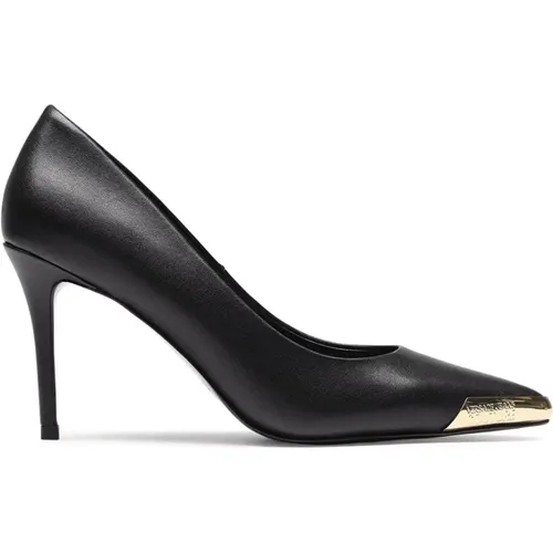 Schwarze High Heel Schuhe , Damen, Größe: 39 EU - Versace - Modalova