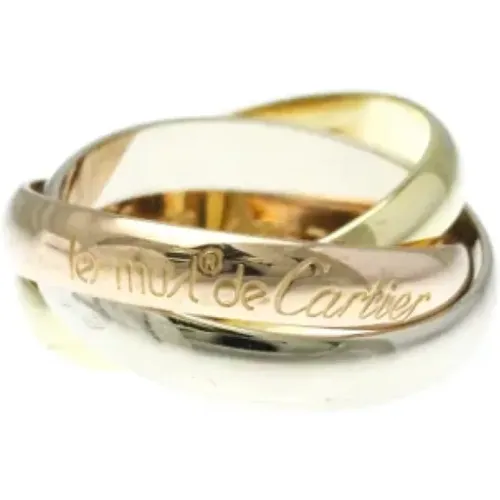 Pre-owned Gold rings , female, Sizes: ONE SIZE - Cartier Vintage - Modalova