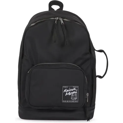 Traveller Backpack Bags , male, Sizes: ONE SIZE - Maison Kitsuné - Modalova