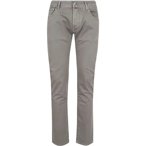 Mens Clothing Jeans Grey Ss24 , male, Sizes: W31 - Jacob Cohën - Modalova
