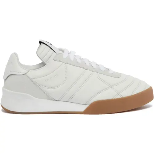 Weiße Ledersneakers , Damen, Größe: 40 EU - Courrèges - Modalova