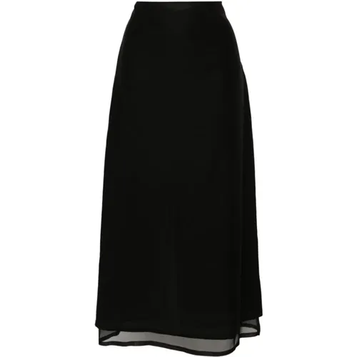Schwarze Röcke für Frauen , Damen, Größe: M - Fabiana Filippi - Modalova