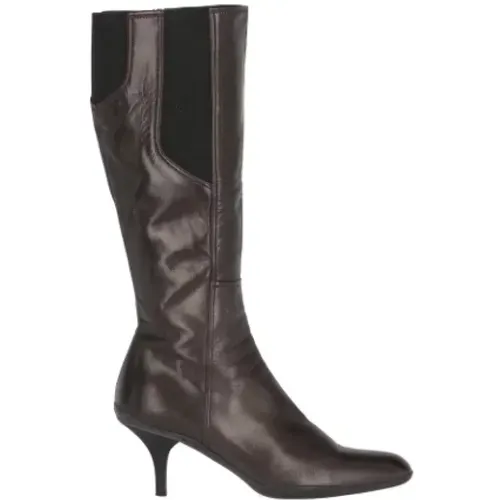 Pre-owned Leather boots , female, Sizes: 5 UK - Prada Vintage - Modalova