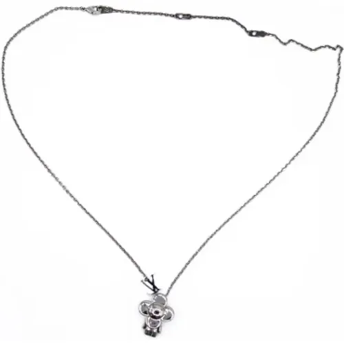 Pre-owned Metal necklaces , female, Sizes: ONE SIZE - Louis Vuitton Vintage - Modalova