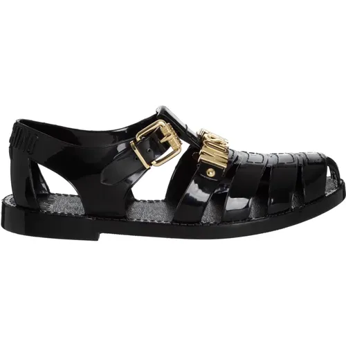 Jelly Sandals , male, Sizes: 10 UK - Moschino - Modalova