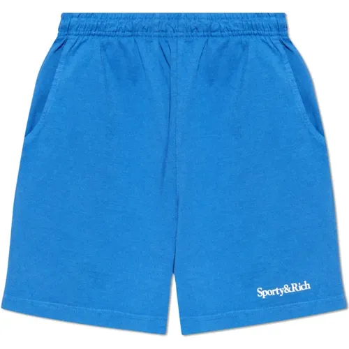 Baumwollshorts , unisex, Größe: S - Sporty & Rich - Modalova