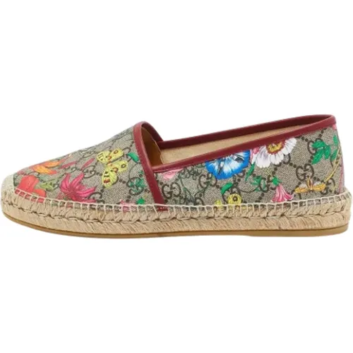 Pre-owned Canvas flats , female, Sizes: 8 UK - Gucci Vintage - Modalova