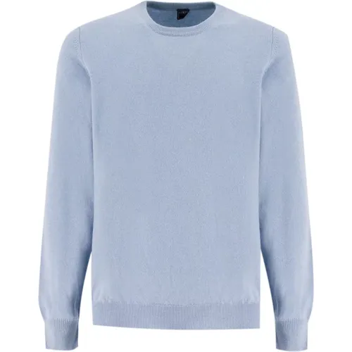 Elegant Crew Neck Sweater , Herren, Größe: 2XL - Fedeli - Modalova