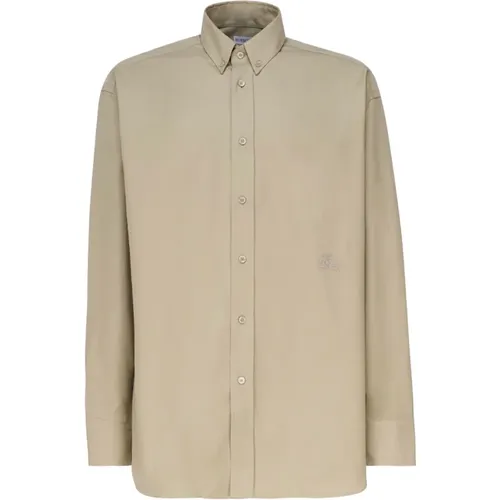 Stylish Cotton Elastan Shirts , male, Sizes: XL - Burberry - Modalova