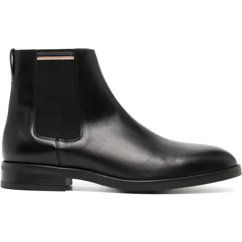 Leather Slip-On Boots , male, Sizes: 7 UK - Paul Smith - Modalova