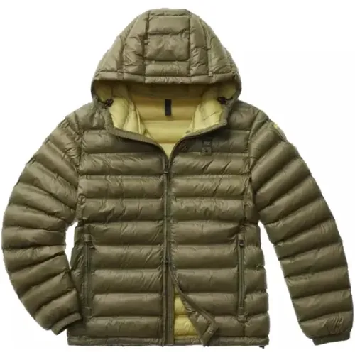 Eco-friendly Nylon Jacket with Quilting , male, Sizes: XL - Blauer - Modalova