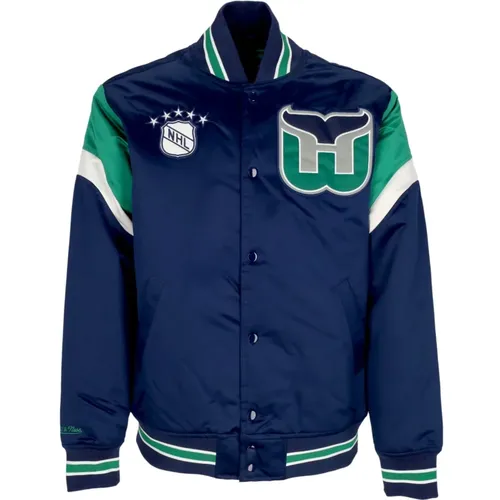 NHL Heavyweight Satin Jacket Harwha - Mitchell & Ness - Modalova