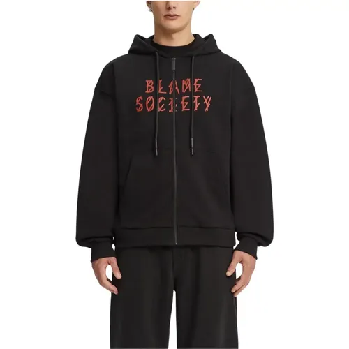 Greed Sweatshirt , male, Sizes: XS, L, S, M - 44 Label Group - Modalova