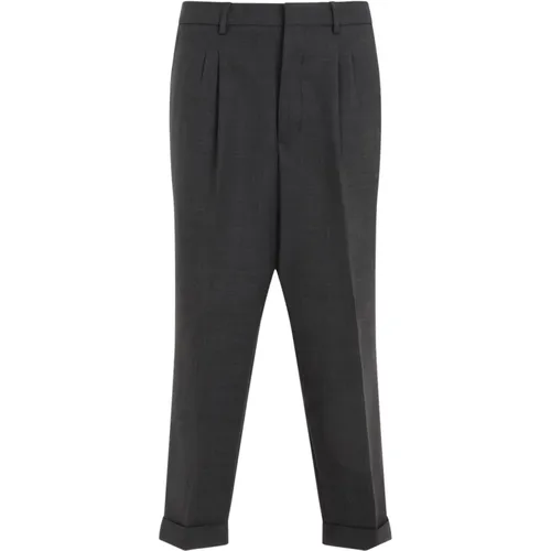 Graue Hose für Männer Aw24 , Herren, Größe: W42 - Ami Paris - Modalova