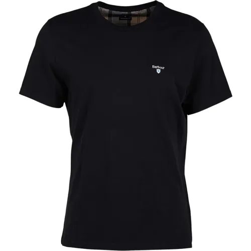 Mts0670Bk91 Sports T-shirt , male, Sizes: 2XL, XL - Barbour - Modalova