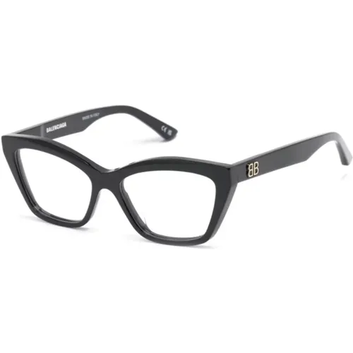 Klassische Schwarze Optische Brille , Damen, Größe: 52 MM - Balenciaga - Modalova