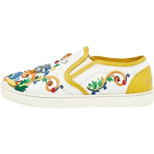 Pre-owned Leder sneakers - Dolce & Gabbana Pre-owned - Modalova