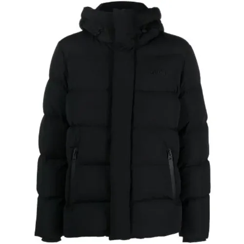 Quilted Down Jacket with Logo , male, Sizes: 2XS, 4XS, 3XS - Mackage - Modalova