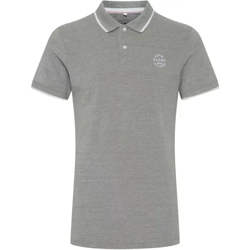 Polo-Shirt mit kurzen Ärmeln , Herren, Größe: S - Blend - Modalova