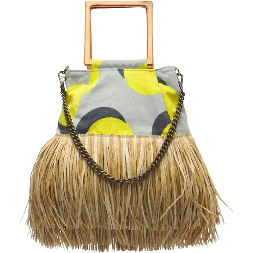 Gelbe Handtasche für Frauen - La Milanesa - Modalova
