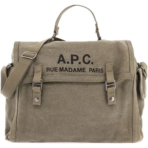 Schultertasche mit Logoaufdruck - A.P.C. - Modalova