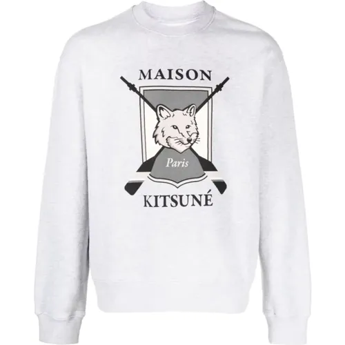 Sweatshirts , Herren, Größe: M - Maison Kitsuné - Modalova