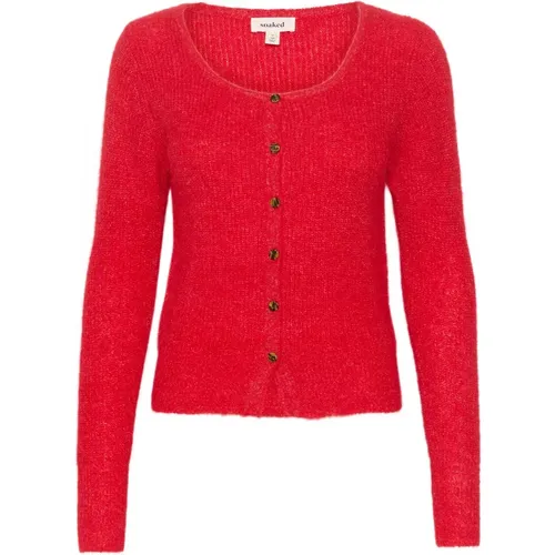 Petit Cardigan Knit Salsa , female, Sizes: XL, L, S, M - Soaked in Luxury - Modalova