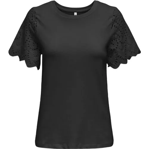 T-Shirt , Damen, Größe: L - Only - Modalova