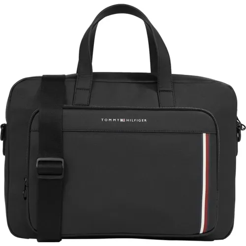 Slim Laptop Bag , male, Sizes: ONE SIZE - Tommy Hilfiger - Modalova