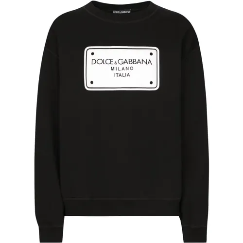 Sweater Felpa Giroc.man.lung , male, Sizes: L, S, M, XS - Dolce & Gabbana - Modalova