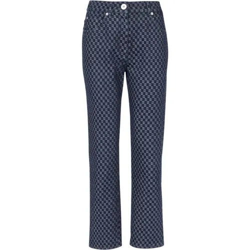 Jeans mit Mini-Monogramm , Damen, Größe: 2XS - Balmain - Modalova