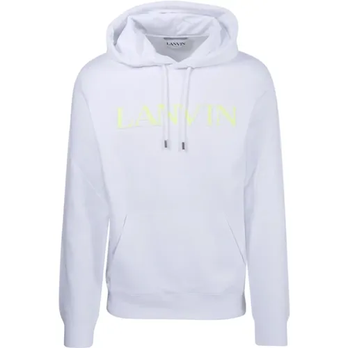 Eusebio Curb Langer Kapuzenpullover Kapuzenpullover , Herren, Größe: M - Lanvin - Modalova