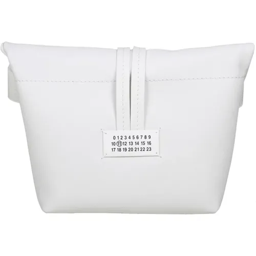 Leather Clutch Handbag , female, Sizes: ONE SIZE - Maison Margiela - Modalova