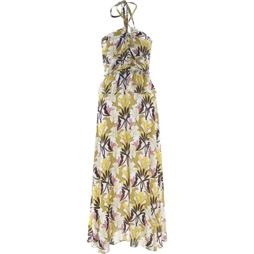 Sophisticated Floral Maxi Dress , female, Sizes: XS, M, S - Kocca - Modalova