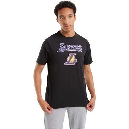 Nos NBA Loslak Blktrp T-shirt , Herren, Größe: L - new era - Modalova