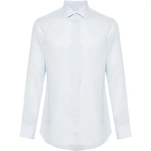 Hellblau Hemd,Weißes Herrenhemd,Schwarzes Hemd für Männer - Lardini - Modalova