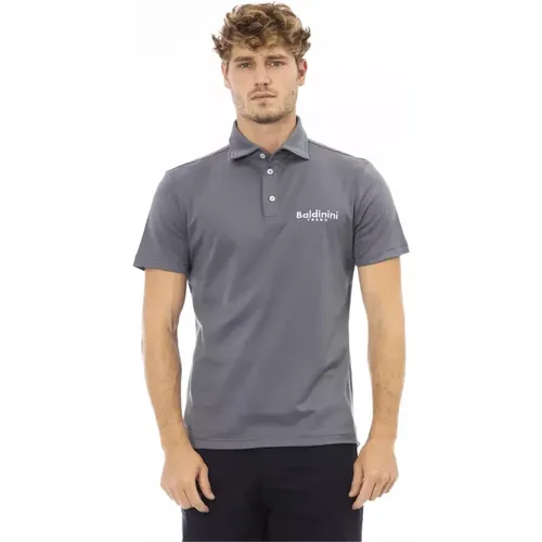 Klassisches Besticktes Logo Polo-Shirt , Herren, Größe: 3XL - Baldinini - Modalova