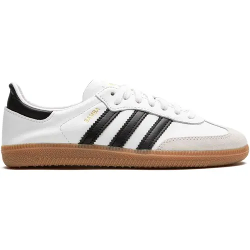 Weiße Samba Decon Leder Sneakers , Herren, Größe: 43 1/2 EU - Adidas - Modalova