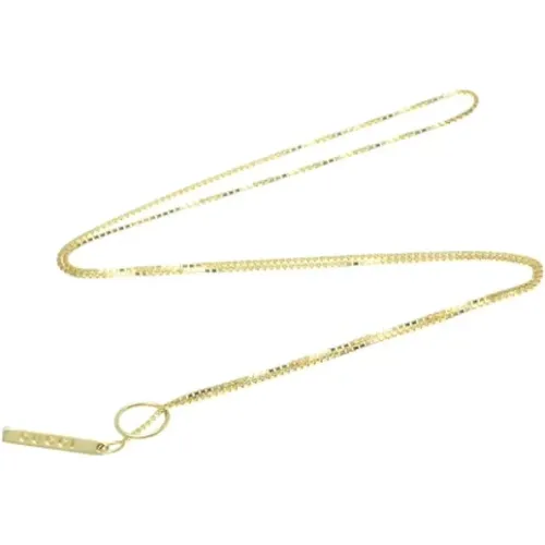 Pre-owned Gold necklaces , female, Sizes: ONE SIZE - Gucci Vintage - Modalova